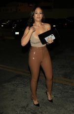 AJA METOYER at Bardot Nightclub in Hollywood 01/13/2018