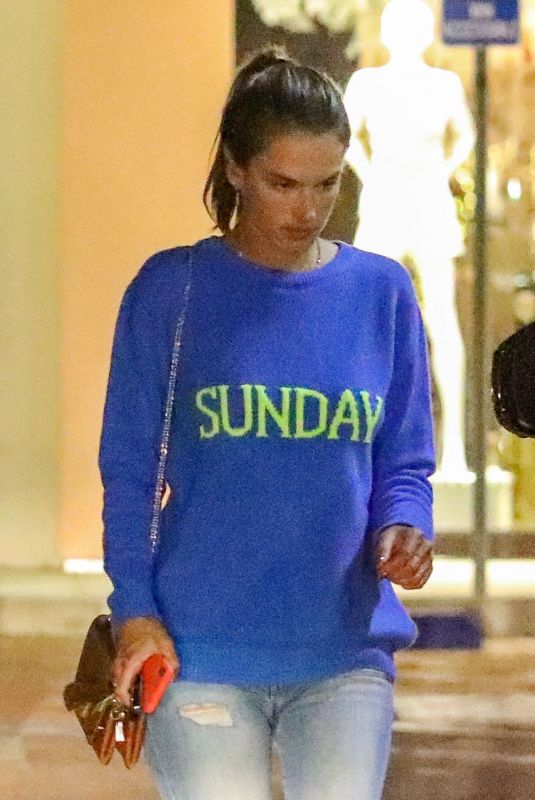 ALESSANDRA AMBROSIO at Mr Chow in Malibu 01/21/2018