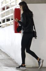ALESSANDRA AMBROSIO at Pilates Class in Santa Monica 01/26/2018