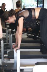 ALESSANDRA AMBROSIO at Pilates Class in Santa Monica 01/26/2018