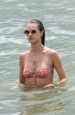 ALESSANDRA AMBROSIO in Bikini on the Beach in Florianopolis 01/02/2018