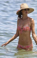 ALESSANDRA AMBROSIO in Bikini on the Beach in Florianopolis 01/02/2018