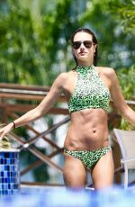 ALESSANDRA AMBROSIO in Bikini on the Beach in Florianopolis 01/07/2018