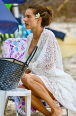 ALESSANDRA AMBROSIO in Bikini on Vacantion in Florianoplis 01/14/2018