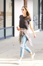 ALESSANDRA AMBROSIO in Jeans Out in Brentwood 01/29/2018