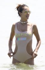 ALESSANDRA AMBROSIO in Swimsuit at Praia Brava Beach in Brazil 01/16/2018