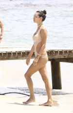 ALESSANDRA AMBROSIO in Swimsuit at Praia Brava Beach in Brazil 01/16/2018