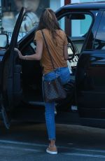 ALESSANDRA AMBROSIO Leaves Brentwood Country Mart 01/30/2018