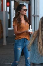 ALESSANDRA AMBROSIO Leaves Brentwood Country Mart 01/30/2018