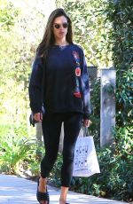 ALESSANDRA AMBROSIO Out in Brentwood 01/20/2018