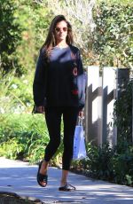 ALESSANDRA AMBROSIO Out in Brentwood 01/20/2018