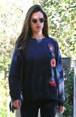 ALESSANDRA AMBROSIO Out in Brentwood 01/20/2018