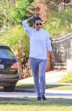 ALESSANDRA AMBROSIO Out Jogging in Los Angeles 01/23/2018