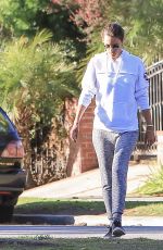ALESSANDRA AMBROSIO Out Jogging in Los Angeles 01/23/2018