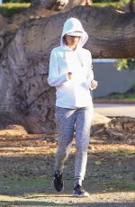 ALESSANDRA AMBROSIO Out Jogging in Los Angeles 01/23/2018