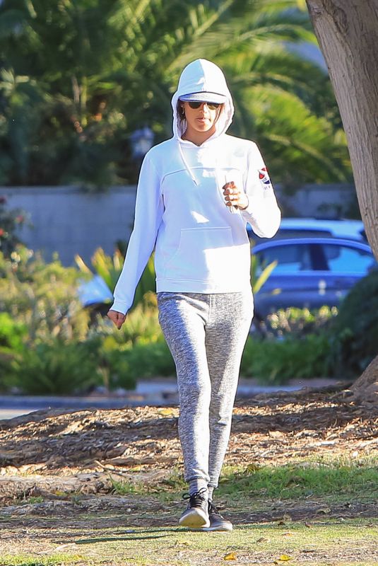 ALESSANDRA AMBROSIO Out Jogging in Los Angeles 01/23/2018