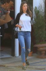 ALESSANDRA AMBROSIO Out Shopping in Brentwood 01/18/2018