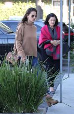 ALESSANDRA AMBROSIO Out Shopping in Santa Monica 01/22/2018