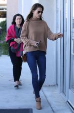 ALESSANDRA AMBROSIO Out Shopping in Santa Monica 01/22/2018