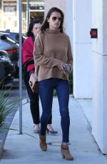 ALESSANDRA AMBROSIO Out Shopping in Santa Monica 01/22/2018