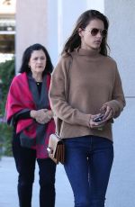 ALESSANDRA AMBROSIO Out Shopping in Santa Monica 01/22/2018