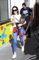 ALESSANDRA TORRESANI Out with Her Dog in Studio City 01/14/2018