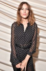 ALEXA CHUNG at Cristian Dior Show at Spring/Summer 2018 Haute Couture Fashion Week in Paris 01/23/2018