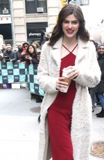 ALEXANDRA DADDARIO Arrives at Build Series in New York 01/29/2018