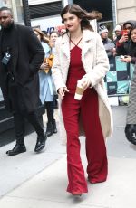 ALEXANDRA DADDARIO Arrives at Build Series in New York 01/29/2018