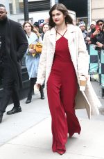 ALEXANDRA DADDARIO Arrives at Build Series in New York 01/29/2018
