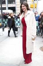 ALEXANDRA DADDARIO Arrives at Build Series in New York 01/29/2018