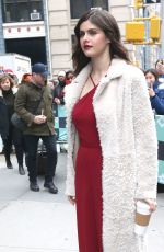 ALEXANDRA DADDARIO Arrives at Build Series in New York 01/29/2018