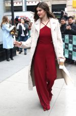 ALEXANDRA DADDARIO Arrives at Build Series in New York 01/29/2018