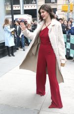 ALEXANDRA DADDARIO Arrives at Build Series in New York 01/29/2018