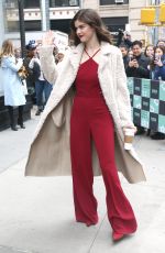 ALEXANDRA DADDARIO Arrives at Build Series in New York 01/29/2018