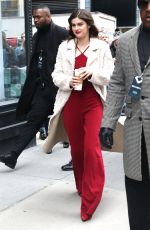 ALEXANDRA DADDARIO Arrives at Build Series in New York 01/29/2018