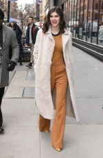ALEXANDRA DADDARIO at AOL Live in New York 01/29/2018
