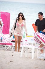 ALEXANDRA RODRIGUEZ in Bikini on the Beach in Miami 01/01/2018