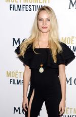 ALEXIS KNAPP at 3rd Annual Moet Moment Film Festival Golden Globes Week in Los Angeles 01/05/2018