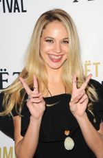 ALEXIS KNAPP at 3rd Annual Moet Moment Film Festival Golden Globes Week in Los Angeles 01/05/2018