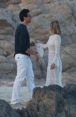 ALI LARTER at a Beach in Cabo San Lucas 01/01/2018