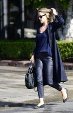 ALI LARTER LEaves a Salon in Los Angeles 01/04/2018