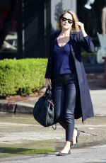 ALI LARTER LEaves a Salon in Los Angeles 01/04/2018