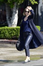 ALI LARTER LEaves a Salon in Los Angeles 01/04/2018