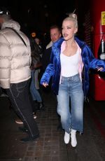 ALICE CHATER Night Out in London 01/30/2018