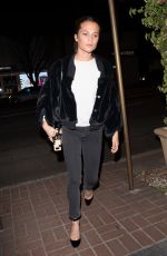 ALICIA VIKANDER Arrives at Madeo Restaurant in West Hollywood 01/15/2018
