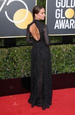 ALICIA VIKANDER at 75th Annual Golden Globe Awards in Beverly Hills 01/07/2018