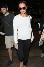 ALICIA VIKANDER at Los Angeles International Airport 01/06/2018