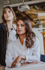 ALICIA VIKANDER on the Set of a Photoshoot in Gothenburg 01/27/2018