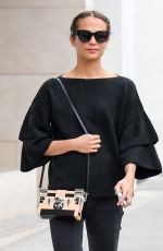 ALICIA VIKANDER Out for Lunch ar E Baldi in Beverly Hills 01/16/2018